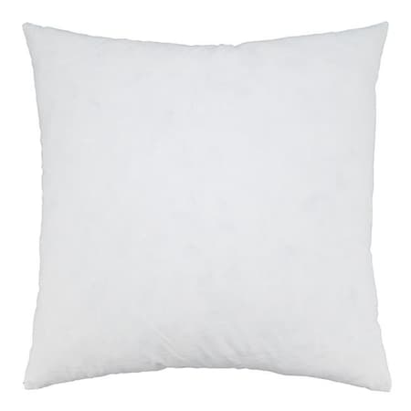 SARO FLRDF.W17S 17 X 17 In. Duck Feather Pillow Insert  White